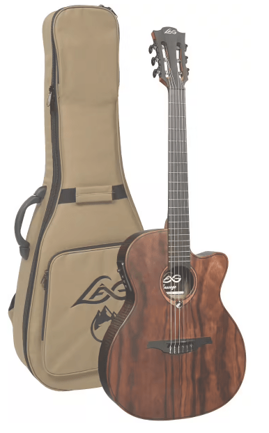 Lâg Sauvage Nylon Auditorium Slim Cutaway Électro