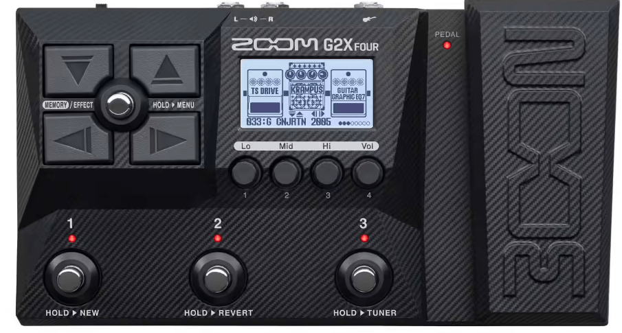 Zoom G2X Four : Révolutionnez votre son de guitare avec cette pédale multi-effets